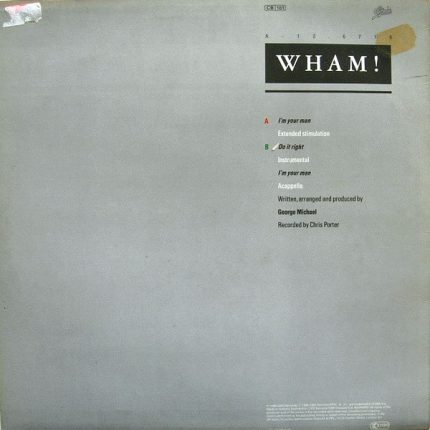 Wham Im Your Man LP Dreams on Vinyl Vinilo de época