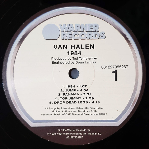 Lp Vinilo Van Halen 1984 Edición Usa 1983