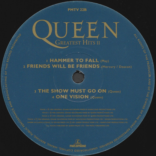 QUEEN – GREATEST HITS VOL. 2 VINILO 2LP REMASTERED – Musicland Chile