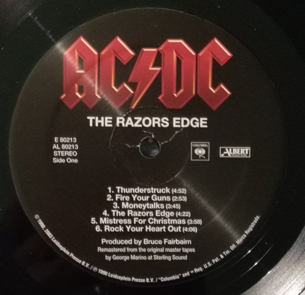 AC DC - The Razors Edge LP – Dreams on Vinyl – Vinilos Nuevos Sellados