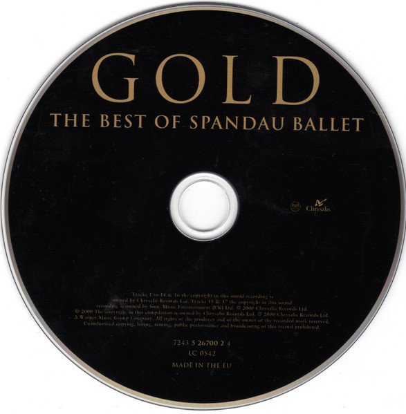 Spandau Ballet - Gold - The Best Of Spandau Ballet CD – Dreams on Vinyl ...