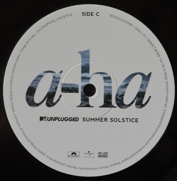 A ha MTV Unplugged Summer Solstice 3LP Dreams On Vinyl Vinilos 