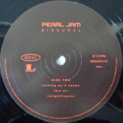 Pearl Jam - Binaural 2LP – Dreams On Vinyl – Vinilos Nuevos Sellados