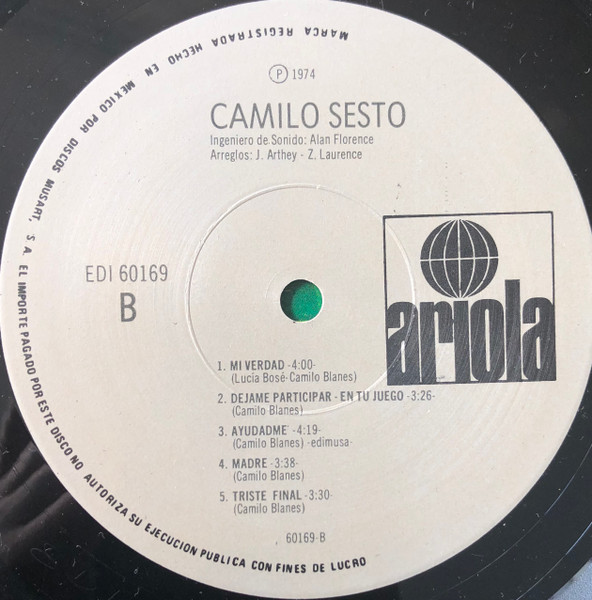 Las mejores ofertas en Discos de vinilo Camilo Sesto