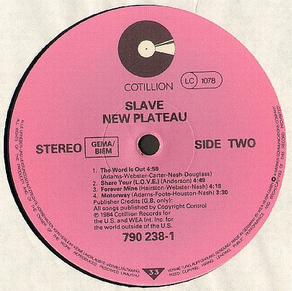 Comprar Slave - New Plateau LP – Dreams on Vinyl – Vinilo de época