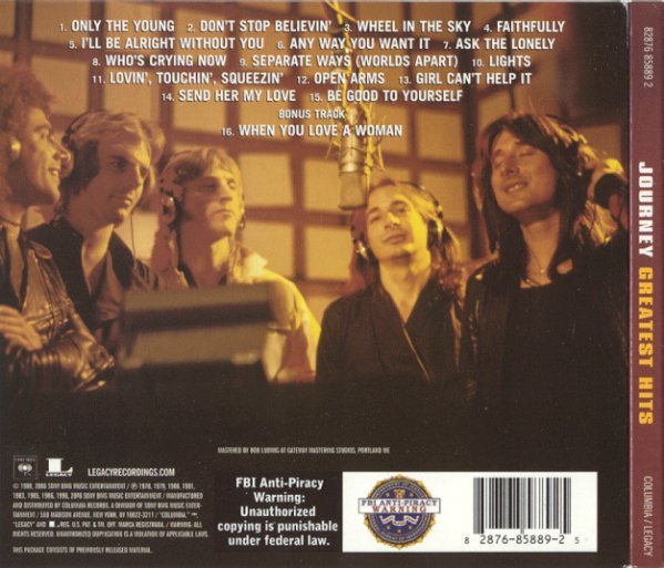Comprar Journey - Greatest Hits CD – Dreams on Vinyl – CD Nuevos Sellados