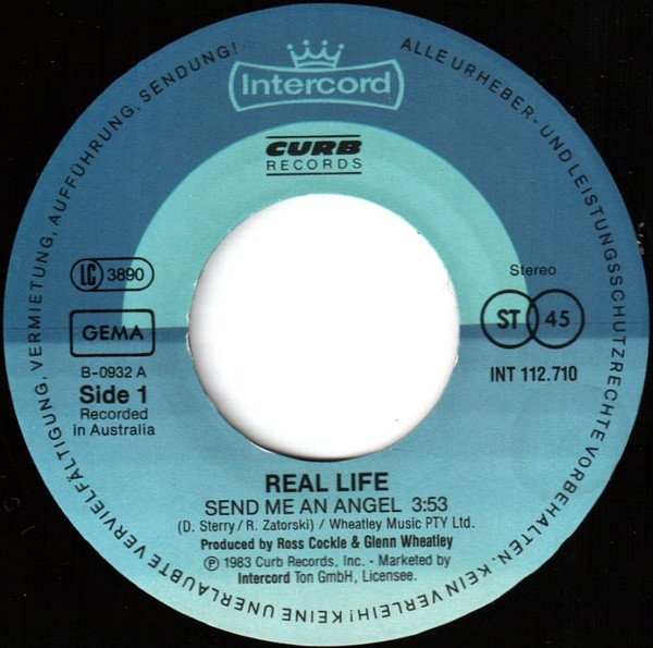 Comprar Real Life - Send Me An Angel Single 7 – Dreams on Vinyl ...