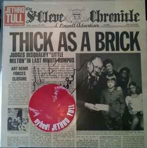 Jethro Tull - Thick As A Brick LP – Dreams on Vinyl – Vinilo de época