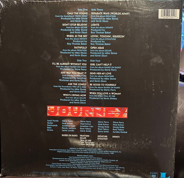 Journey - Greatest Hits 2LP – Dreams on Vinyl – Vinilos Nuevos Sellados