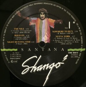 Santana - Shango LP – Dreams on Vinyl – Vinilo de época