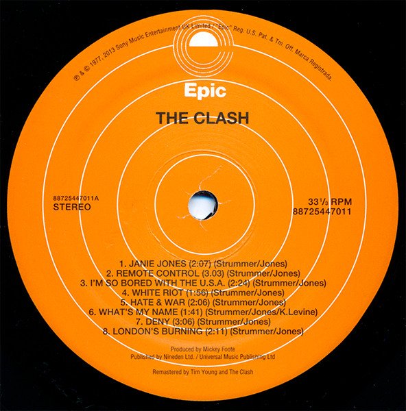 The Clash - The Clash LP – Dreams on Vinyl – Vinilos Nuevos Sellados