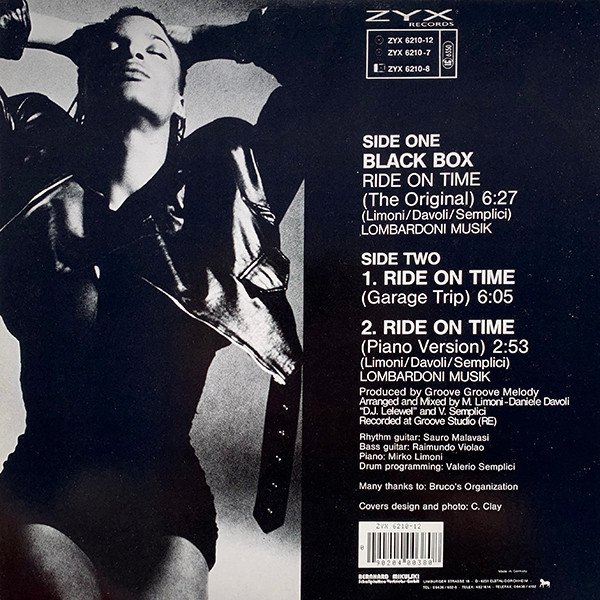 Black Box - Ride On Time Maxi 12 – Dreams on Vinyl – Vinilo de época