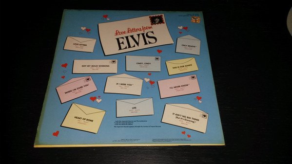 Elvis Presley - Love Letters From Elvis LP – Dreams on Vinyl – Vinilo ...