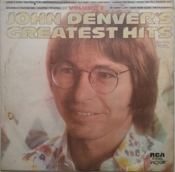 John Denver - John Denver's Greatest Hits, Volume 2 LP – Dreams on ...